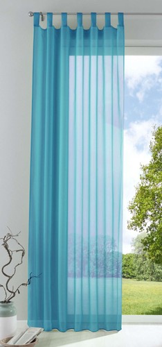 Schlaufenschal gardine uni - gardine,