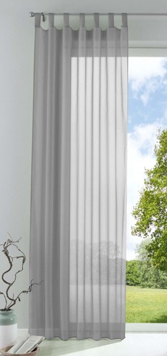 Schlaufenschal gardine uni - schlaufenschal,