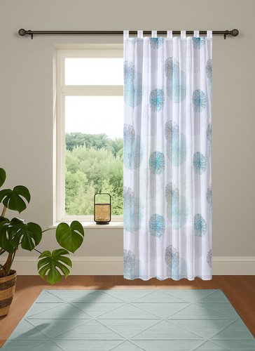 Schlaufenschal voile bedruckt - schlaufenschal,