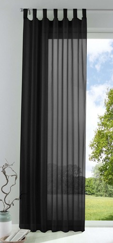 Schlaufenschal gardine uni - schlaufenschal,