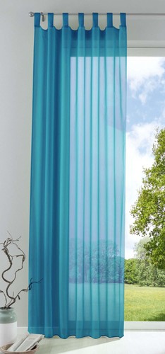 Schlaufenschal gardine uni - schlaufenschal,
